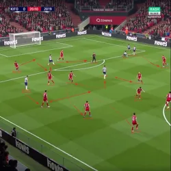 Ole Gunnar Solskjær's tactical setup emphasized quick transitions and fluid attacking movements