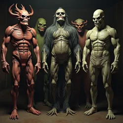 Classic movie monsters lineup