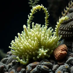 A colony of [Filter Ferns](#) and [Processing Polyps](#) demonstrating symbiotic filtration