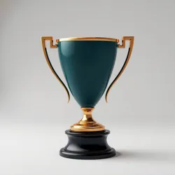 A conceptual design for a speculative fiction award trophy