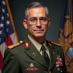 Official military portrait of General Marcus Thornton, taken in early 2018 before the Constitutional Crisis