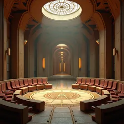 Ancient council chamber interior