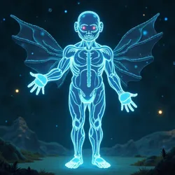 The iconic bio-luminescent transformation sequence that became a hallmark of the series