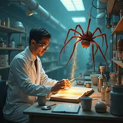 Scientists at the [Arachnid Research Institute](#) study the record-breaking silk properties of various spider species for applications in space construction