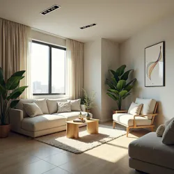 Neo minimalist living space