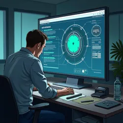 A technician using the standardized SCP interface to evaluate and classify newly discovered atmospheric phenomena for potential commercialization