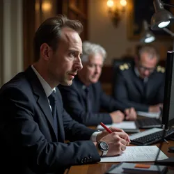 David Tennant studying case files with real Edinburgh police