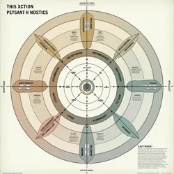 A complex diagram from the Chronicle illustrating proper ritual configuration for major ceremonies