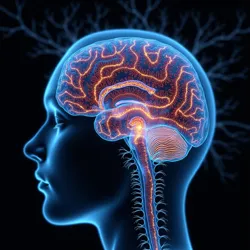 A visual representation of ARIA-7's neural activity during an Emotional Overflow Event, showing characteristic spiral patterns in its emotional processing centers