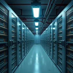 One of the DMR's secure physical storage facilities, housing offline backups of the entire registry