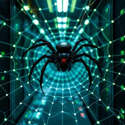 Advanced security spider web network