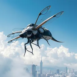 A [Dragonfly Transport Fleet](#) unit demonstrating high-altitude cargo delivery capabilities