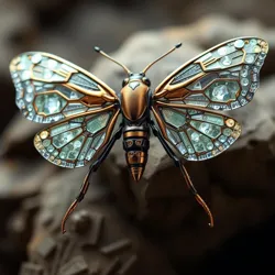 Swarm of mechanical wasps constructing microstructures