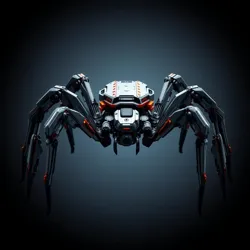 Advanced mechanical spider in surveillance mode