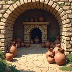 Pottery kiln reconstruction