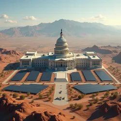 The massive Arizona Solar Complex, powering much of the southwestern United States