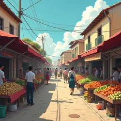 A thriving cooperative market demonstrates the success of Bremeria's community-based economic model