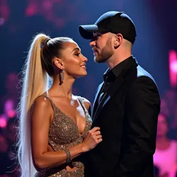 Ariana Grande and Eminem share the stage at the 2024 [Melodic Arts Gala](/wiki/celebrity-power-couple/melodic-arts-gala), marking their first public appearance as a couple