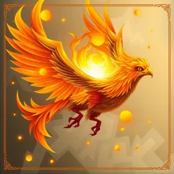 A depiction of the legendary Phoenix