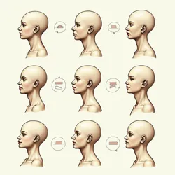 Diagram of natural cranial development stages