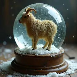 Ancient snow globe with mysterious properties