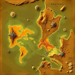 Map showing the spread of Procyon genetic markers across the galaxy