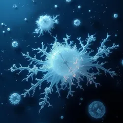 Frost organism colony