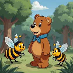 Barnaby Bear and Bumblebees