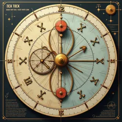 A technical visualization of the tick-tock consensus mechanism, showing the intricate dance of temporal validation across multiple chronodes