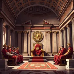 The Imperial Council Chamber where the emperor met with his advisors