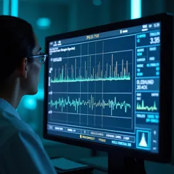 Advanced neural monitoring equipment displaying the distinctive wave patterns of a patient in Consciousness Suspension State at the [Neural Wave Institute](/wiki/consciousness-suspension-and-mortality-wave-research-breakthrough/neural-wave-institute)