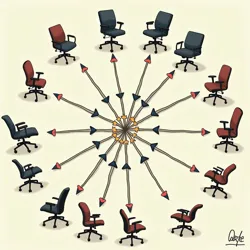 Recently discovered patterns in the [Office Chair Migration Study](#) reveal sophisticated territorial behaviors