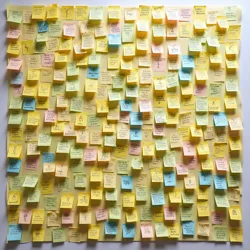 The controversial [Post-It Note Art Installation](#) has sparked debate about appropriate uses of office supplies