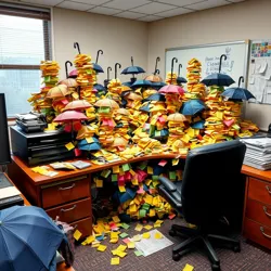 The unexplained phenomenon of the [Lost Umbrella Repository](#) continues to puzzle office anthropologists