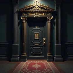 The main entrance to the Dark Patterns Hall of Fame features a deceptive door mechanism that requires visitors to click "No" three times to enter