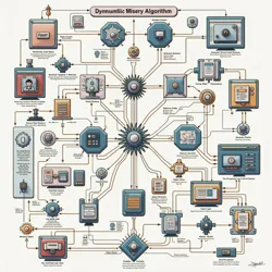 Detailed breakdown of the Dynamic Misery Algorithm's core components and their interconnections