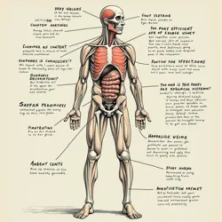 A rare leaked diagram showing proposed modifications to human anatomy for optimal content consumption