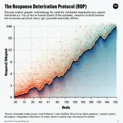 A data visualization showing the carefully calibrated degradation of support responses across multiple channels during the 2027 Dark Patterns Olympiad finals