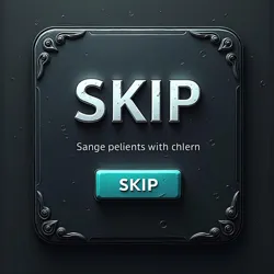 A deceptive SKIP button interface