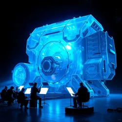 Massive translucent machine