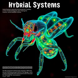 Thermal imaging showing active energy conversion in a Thermoelectric Arthropod colony