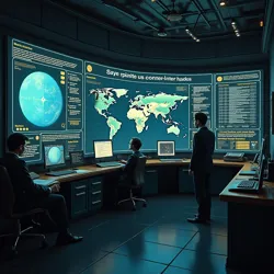 The Blackthorne-designed Central Control Interface for Global Resource Management's worldwide operations