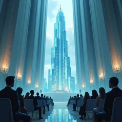 Elite practitioners of Extremity Ethics gather in the Crystal Tower for the annual Moral Dissolution Summit