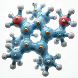 Molecular diagram of sono-reactive binding sites