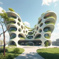 Biomimetic architecture takes inspiration from natural forms and processes.