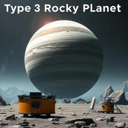 A monitoring station observing Type 3 planetary development