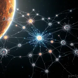 Interconnected plasma consciousness networks spanning multiple star systems