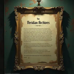 The Veridian Archive announces temporary closure due to unforeseen environmental instabilities and rumors of supernatural events.