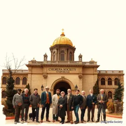 A gathering at the Chordia Society of Melodic Historians' annual symposium