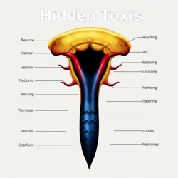 Human venom gland diagram